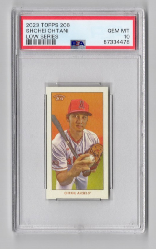 2023 TOPPS 206 LOW SERIES SHOHEI OHTANI PSA 10 Dodgers MVP