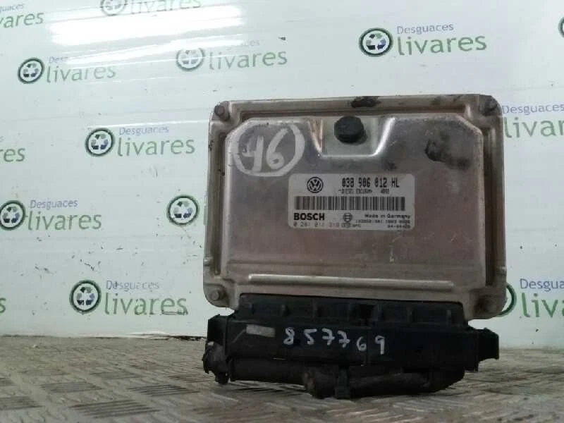 0281011319 CENTRALINA MOTORE / 038906012HL / 857769 PER VOLKSWAGEN POLO 9N1 1. - Immagine 2 di 3