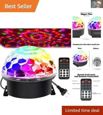Big 7'' DJ Strobe Light with Remote Control   Transform Your Space Effortlessly