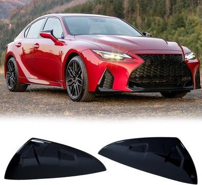 Mirror Caps Covers Compatible with 2021 2022 2023 LEXUS IS300 IS350 IS500 Sid...