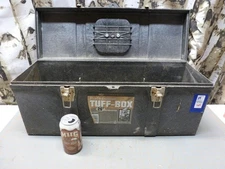 Vtg *Missing Tray* Large Contico Professional Tuff Box Toolbox 26" x 11" x 9"