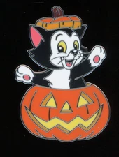 2025 Disney Parks Halloween Pumpkin Pals Mystery Pinocchio Figaro Pin