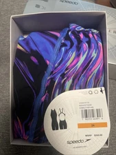 New Speedo Women's LZR Pro 2.0 Open Back Tech Suit Swimsuit Size 24