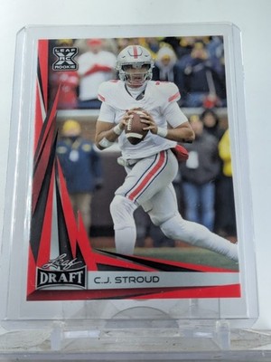2023 Leaf Draft - V2 Red #B2-8 C.J. Stroud (RC)