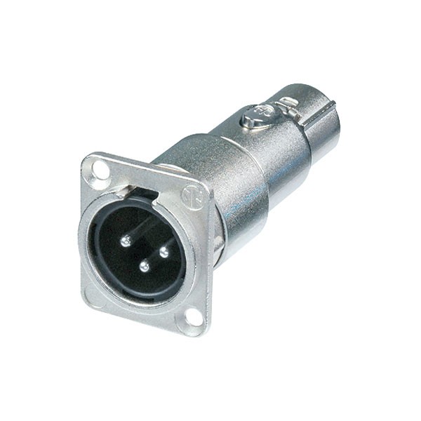Neutrik XLR Male to Female Adaptor (Feed Through)