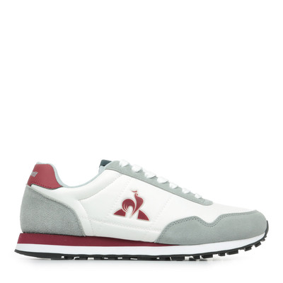 Chaussures Baskets Le Coq Sportif homme Astra Beige Cuir Lacets