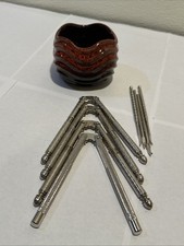 4 Nut Cracker and 4 Picks Stainless Steel Seafood Tools Set Lobster Crab Cracker