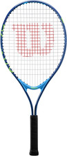 Wilson US Open Jr Tennis Racket, for Kids, Aluminium, Blue/Green, 21
