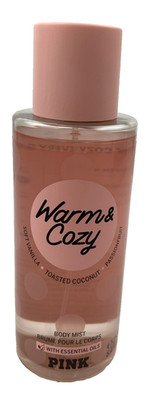 Victoria's Secret pink WARM & COZY Fragrance Mist 8.4 fl. oz./250ml Spray Splash