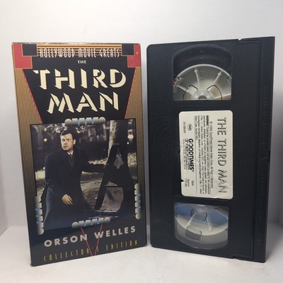 Hollywood Movie Greats The Third Man Orson Welles Collector Edition VHS 1994