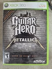 Guitar Hero Metallica (Microsoft Xbox 360, 2009) CIB Complete w/ Manual Tested