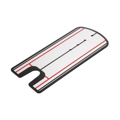 Golf Putting Alignment Mirror Tragbarer Pose Corrector Eyeliner Putting Aid