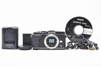 Olympus PEN E-P3 12.3MP Digital Camera Black w/Battery Used