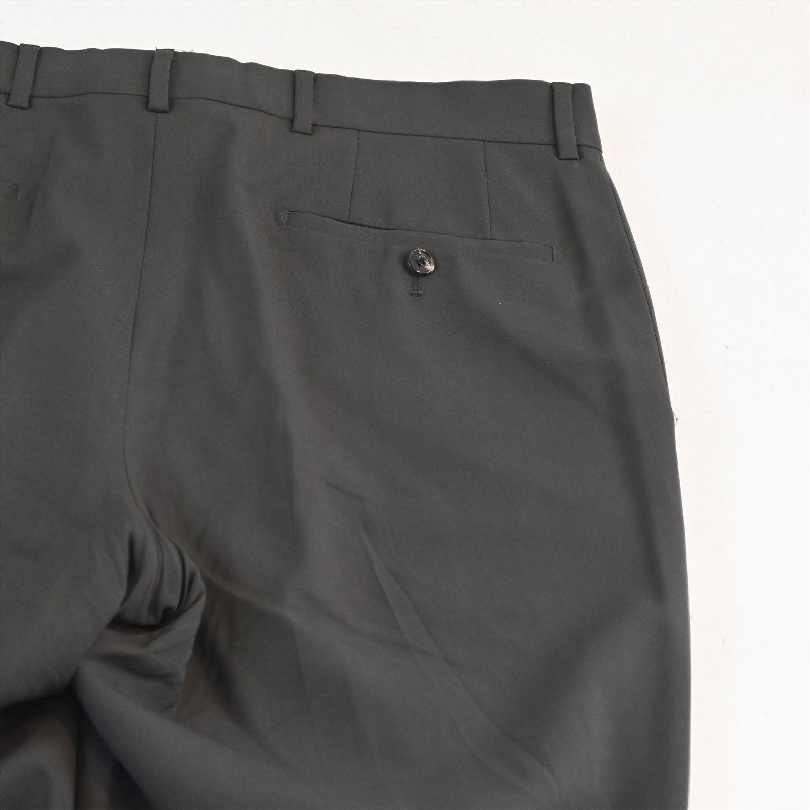 Hugo Boss 34x32 Olive Green 100% Wool James Brown Straight Dress Mens Pants thumbnail 8