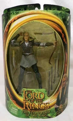 ToyBiz LOTR Legolas Dagger-Slashing Arrow-Launching 6'' Figure 2001 New Sealed