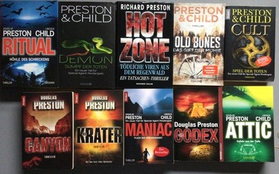 Richard Douglas Preston Lincoln Child Der Krater Attic Old Bones Maniac