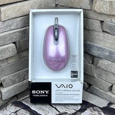 Sealed Sony VAIO VGP-UMS32 Pink Wired Optical Mouse RARE HTF New In Package