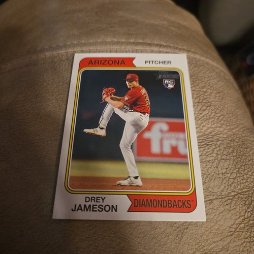 2023 Topps Heritage #257 Drey Jameson | Baseball Card