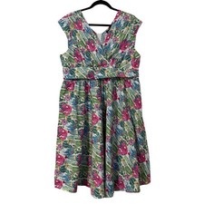 Retrolicious Cactus Novelty Print Dress 1X 1950s Pinup Rockabilly Southwest 