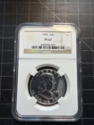USA Silver Franklin Half Dollar 1958 Proof 67 NGC