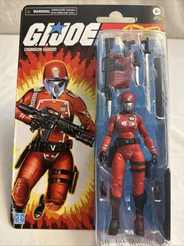 GI Joe Crimson Guard Classified Series Retro Cardback 6" Cobra Figure Hasbro