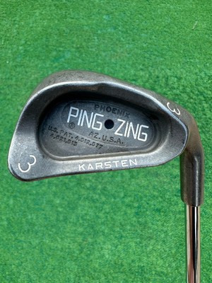Ping Zing Karsten 3 Iron Iron Black Dot Stiff Flex Steel Shaft RH- Ping Dylagrip