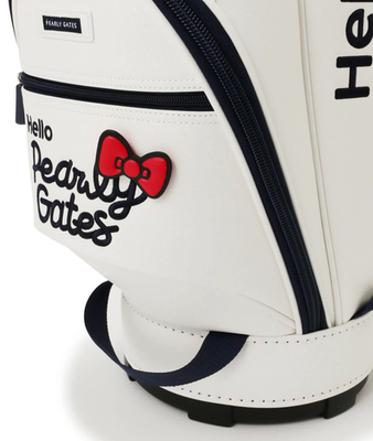 Hello Kitty×PEARLY GATES ゴルフバッグ PEARLY GATES Hello Kitty Faux Leather Golf Bag 46-inch Unisex