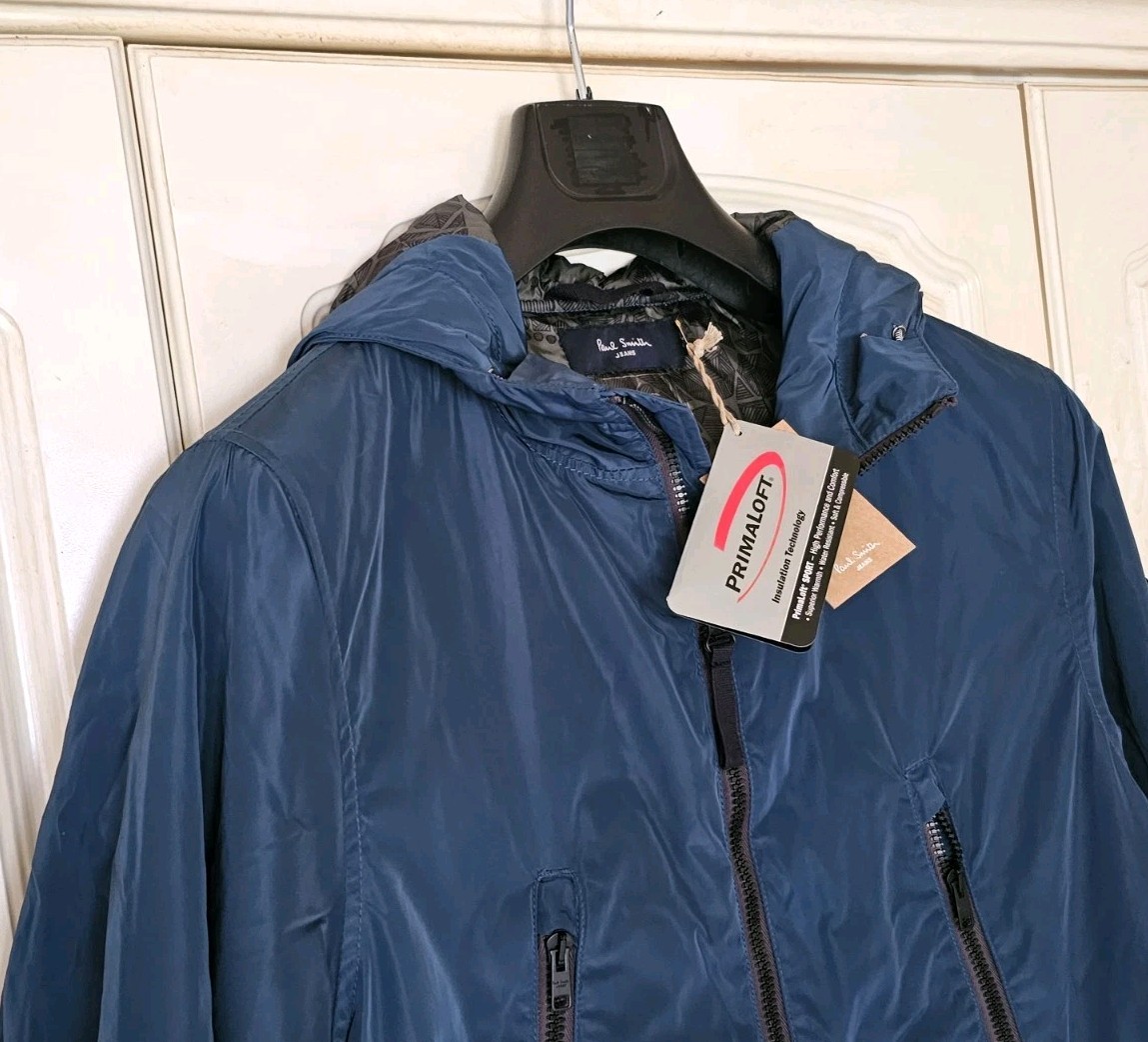 PAUL SMITH Puffer Jacket Coat Teal Blue Primaloft Insulated Mens M Rrp £475 image 8