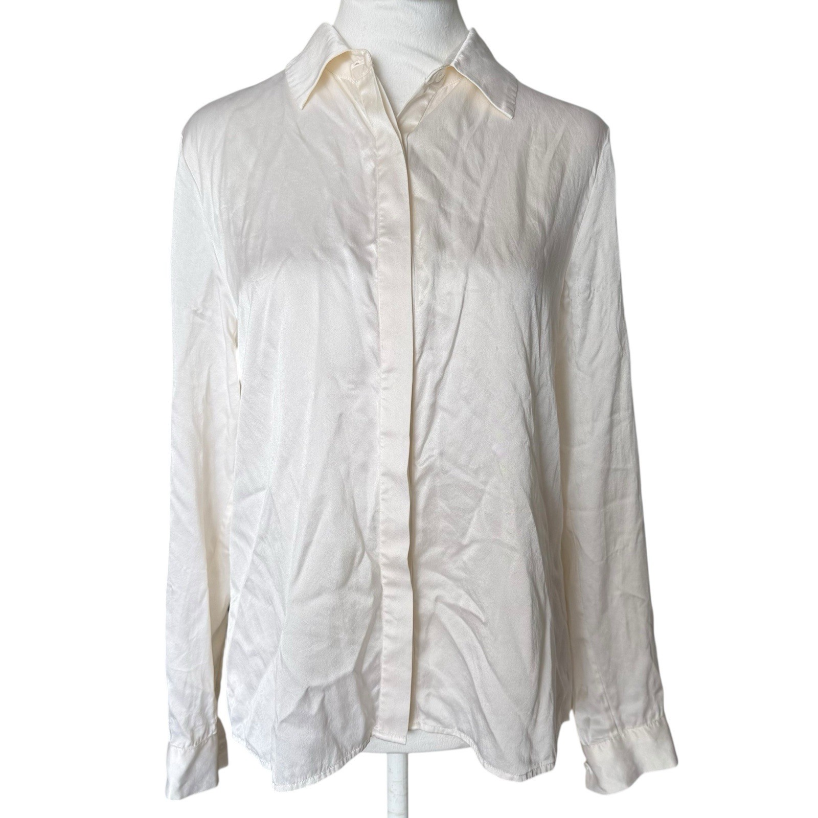 Lilysilk Woman's Basic Concealed Placket Silk Shi… - image 2