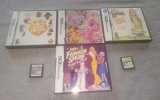 Nintendo Ds Lot Of 6 Inc Pinkoe Pies Party Zoo Tycoon 2 Hannah Montana And More.