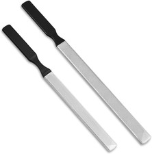 2Pcs Toe Nail Files for Thick Nails, Professional 4 Sides Nail File Stainless St