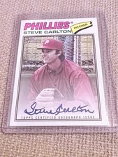 2026 Topps Heritage - Real One Autographs Steve Carlton #77RO-SC (AU) HOF Legend