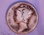 1923-S Mercury Head Silver Dime   **214-6