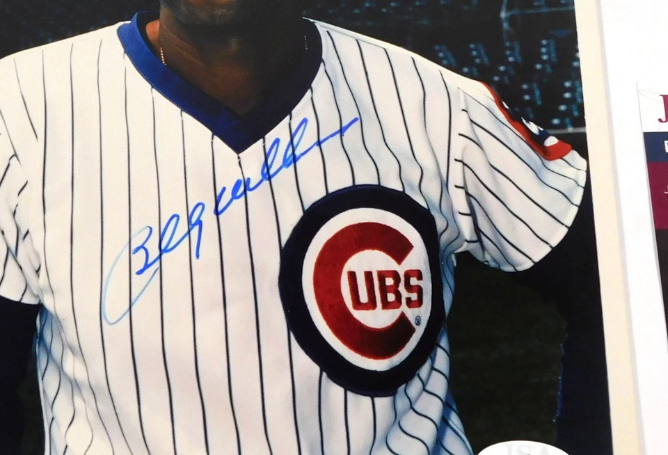 Billy Williams Signed 8 x 10 Color Photo Cubs JSA Auto AR90558 - Image 2 of 3