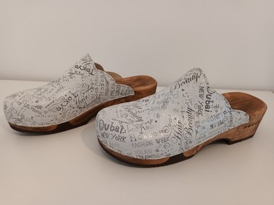 Woody Clogs, Holzclogs, Holzschuhe, flexible Sohle, Gr. 42, NEU