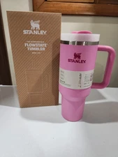 Stanley Pink Peony 40 oz The Flowstate Quencher H2.0 Tumbler