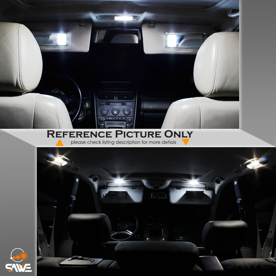 Комплект из 13 светодиодных ламп для салона Ford Explorer 2002 - 2005 годов выпуска - белые - Изображение 3 из 4