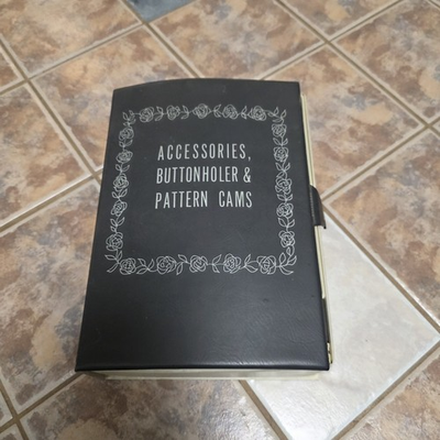 #ad Vintage Sears Kenmore Accessories and Button Holer Machine Pattern Cams See Pics $12.99