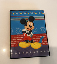 Vintage Disney Mickey Mouse Flip Photo Album Holds 36 4x6 Photos 2004