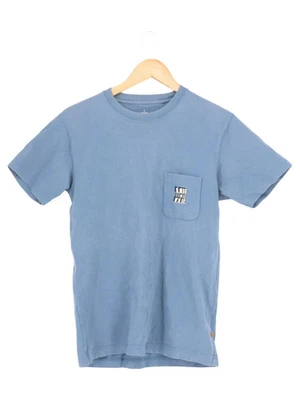 UNIQLO T-Shirt Homme Bleu Casual Basic Streetwear (EU 44, INT S) - Photo 1/4