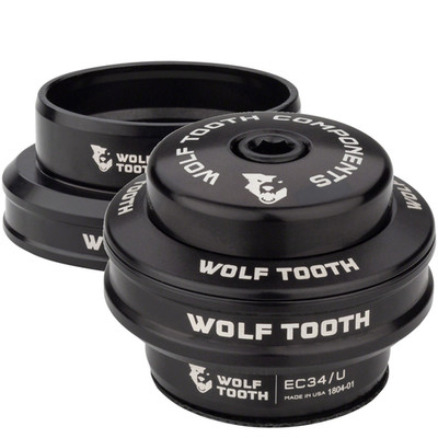 Wolf Tooth Performance Headset Bundle Aircraft Grade Aluminum, Black Oxide