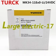 1pcs TURCK Safety Module Temperature Measuring Amplifier MK34-11Ex0-Li/24VDC