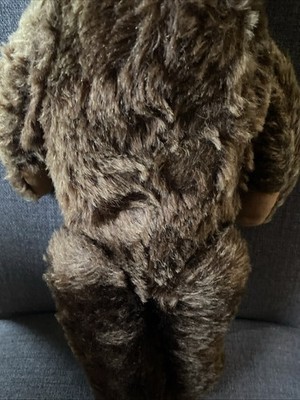 17” ANTIQUE 1930s KNICKERBOCKER METAL NOSE MOHAIR TEDDY BEAR | eBay