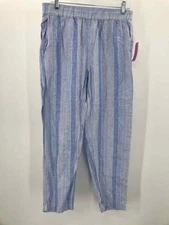 Pre-Owned C&C California Blue Size Medium Pull On Printed Pants
