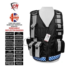 Hi Viz Security Dog Handlers Vest Enforcement K9 High Quality Tac UK Free delvry