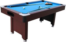6FT Full Size Pool Table Automatic Ball Return Home Billiards Set