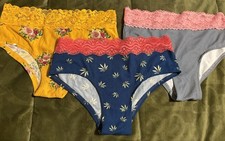 Victoria's Secret Lot of 3 SMALL Lace Waist Bikini Panty