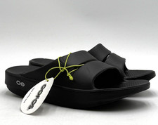 OOfos OOAHH Unisex USED Slide Sandals Black Multiple Sizes