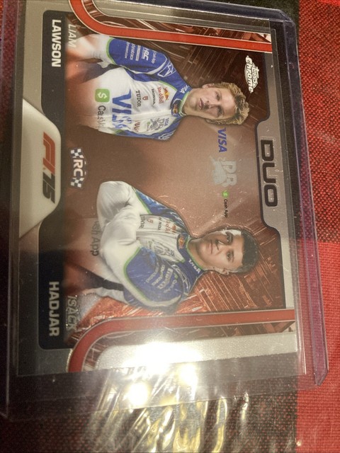 2025 Topps Chrome F1 Liam Lawson and Isack Hadjar