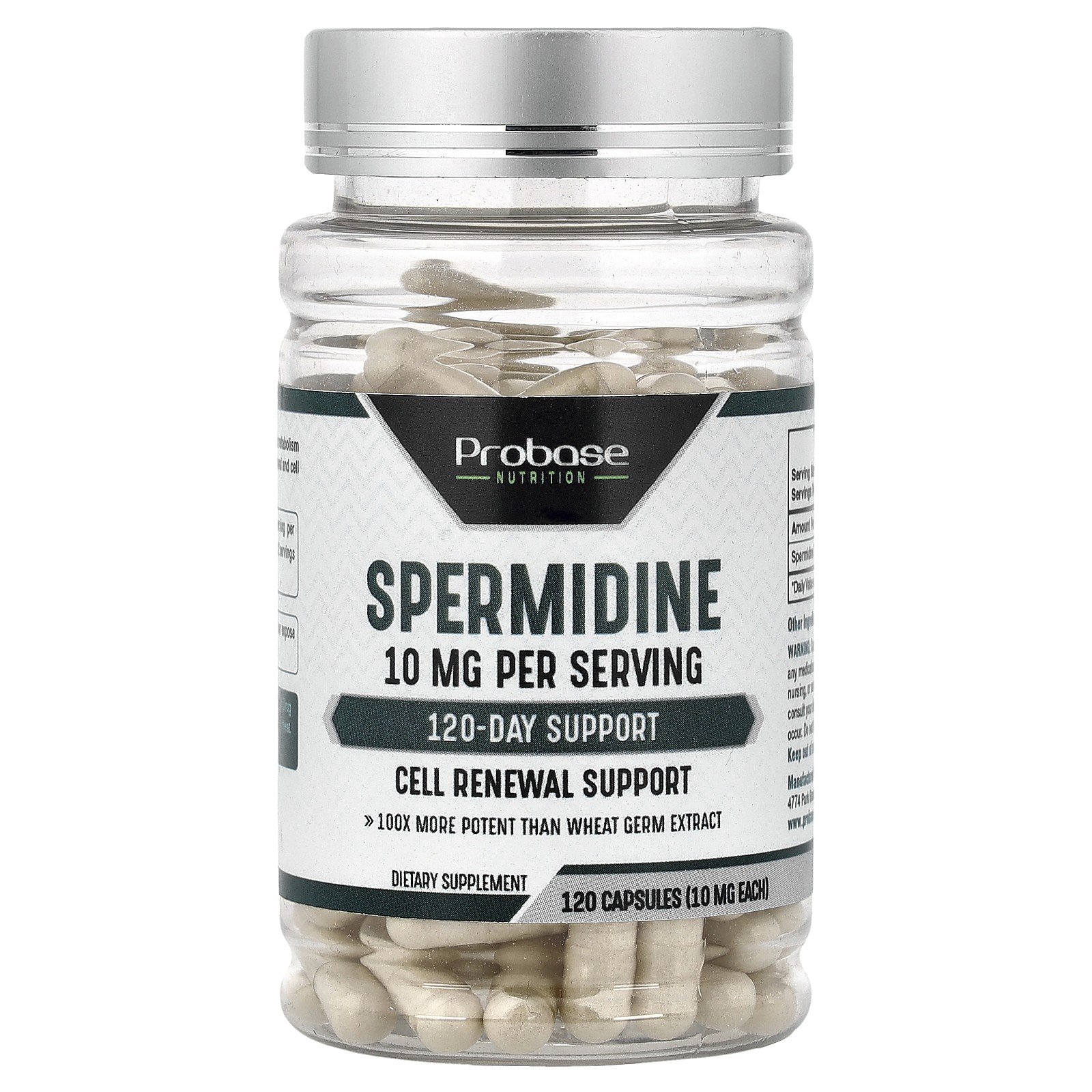 Spermidine, 10 mg, 120 Capsules